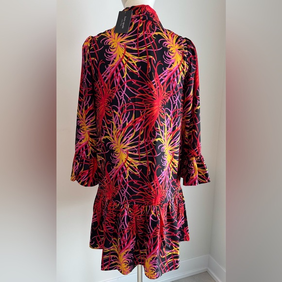 Kate Spade Black and Pink Floral Dress - Picture 6 of 11